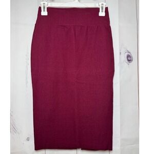 Burgandy Pencil Skirt / Size Medium / Sku0037